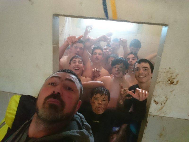 petit selfie suite à la victoire de nos petits cadets territoriaux à XII de l'US Brassac Sidobre XV contre le Rst Caussade Negrepelisse