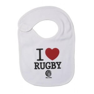 bavoir bebe i love rugby - breves