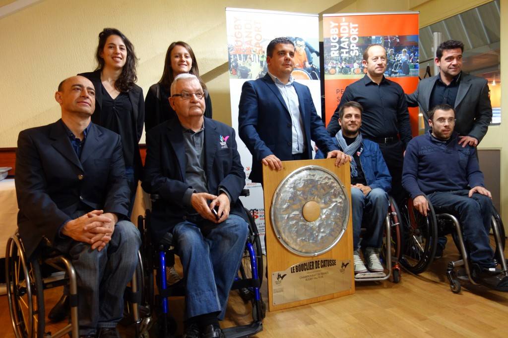 Merci à tous nos invités et à Jean-Marc Ferrandi pour participation au tirage au sort des poules de la CDF 2015