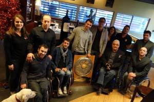 Stade Toulousain Handi Rugby au côté de Vincent Clerc