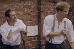 7779808552 le prince harry joue les jardiniers dans un clip de promotion de la coupe du monde de rugby - breves
