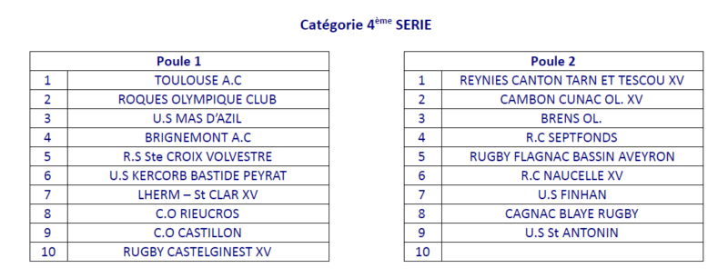 4ème série 2017