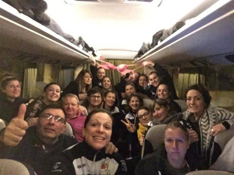 retour en bus depuis Toulon . Nous avons gagné à St mandrier 0-13 pstr