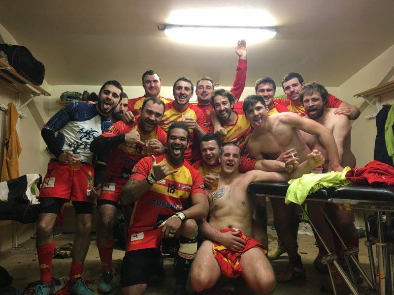 Equipe réserve victoire 20-15 contre bassin d'arcachon