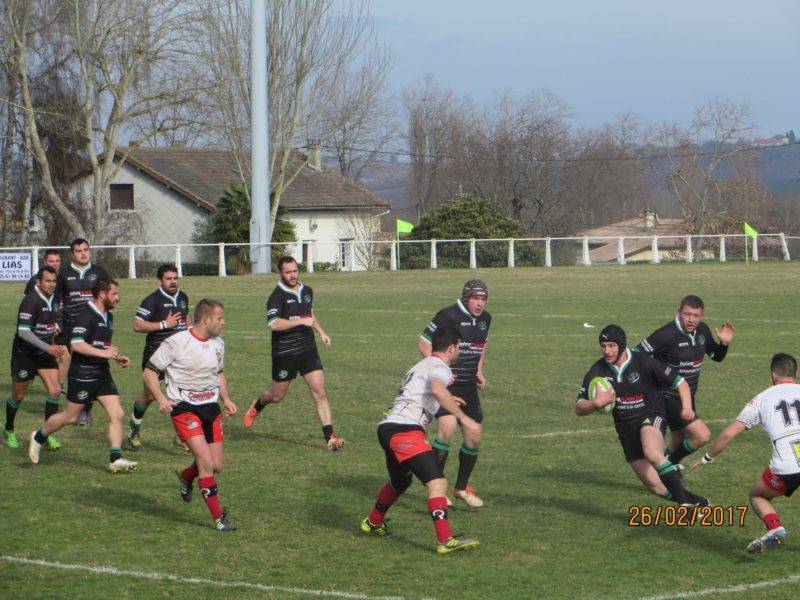 Les All Blacks de Boulogne n'ont pas fait semblant contre Lavernose (photo USB)