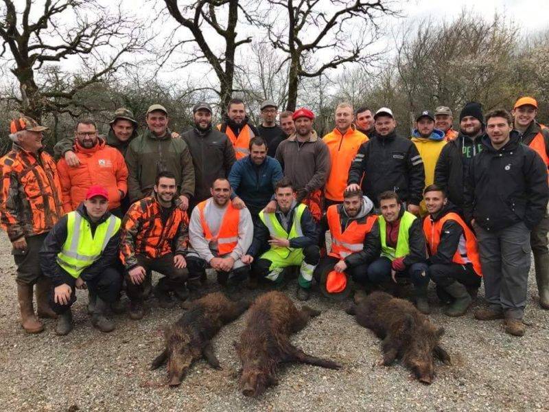 une photo de notre journée chasse à l'UAG