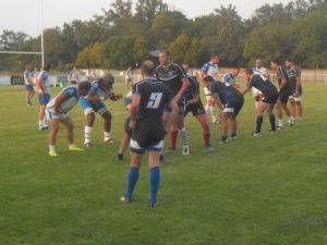 Les entraineurs de Tournefeuille; à gauche, David Egéa; à droite, Laurent Cettolo
