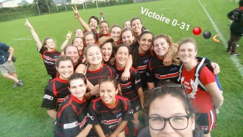 réserve du Stade Rennais Rugby qui remoporte le derby contre le pays de brest