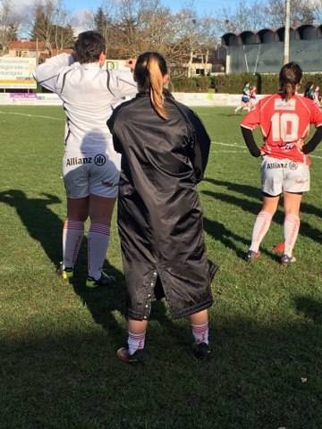 Le kimono d’entre deux matchs, du fcv féminines 1m50 pour 1m40