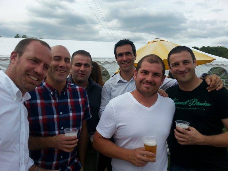 Les Vieux Salvetains D Campourcy, G Trémoilières, P Cancé, C Verdalle et le célèbre Palmi