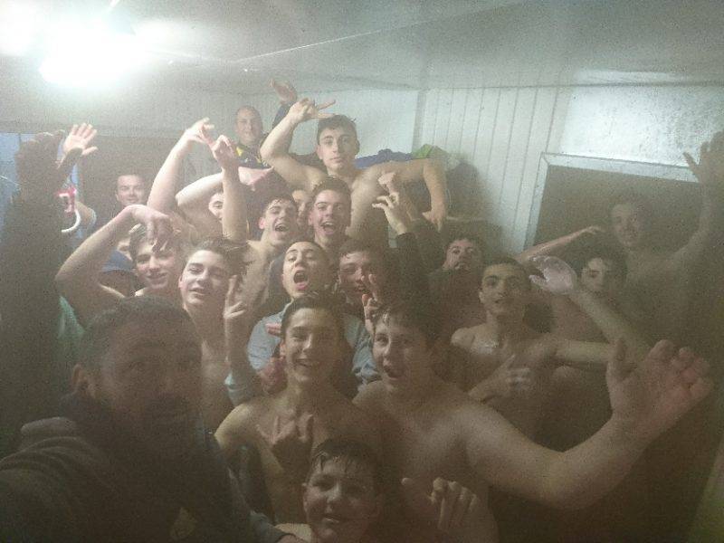 victoire des cadets de l'US Brassac Sidobre XV (cadets à 12) 27 à 34 contre l'US Caussade