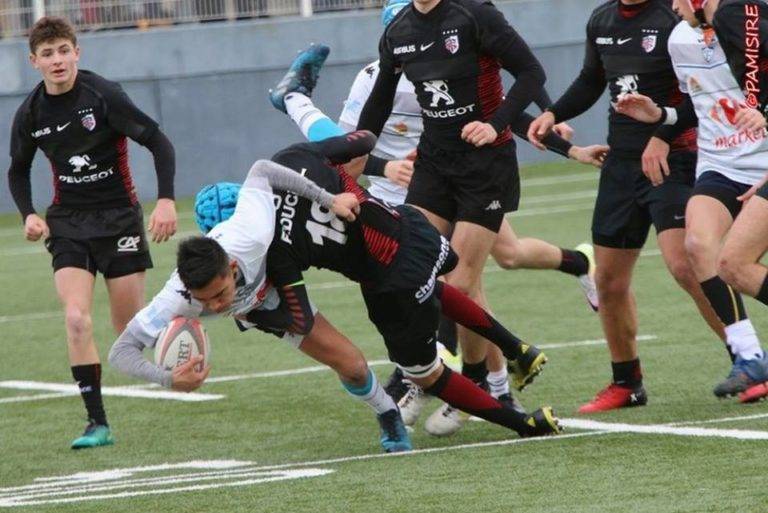 Malgré les apparences, les cadets B de Colomiers Rugby Officiel ont passé une bonne après midi contre Stade Toulousain (photo Pamisire)
