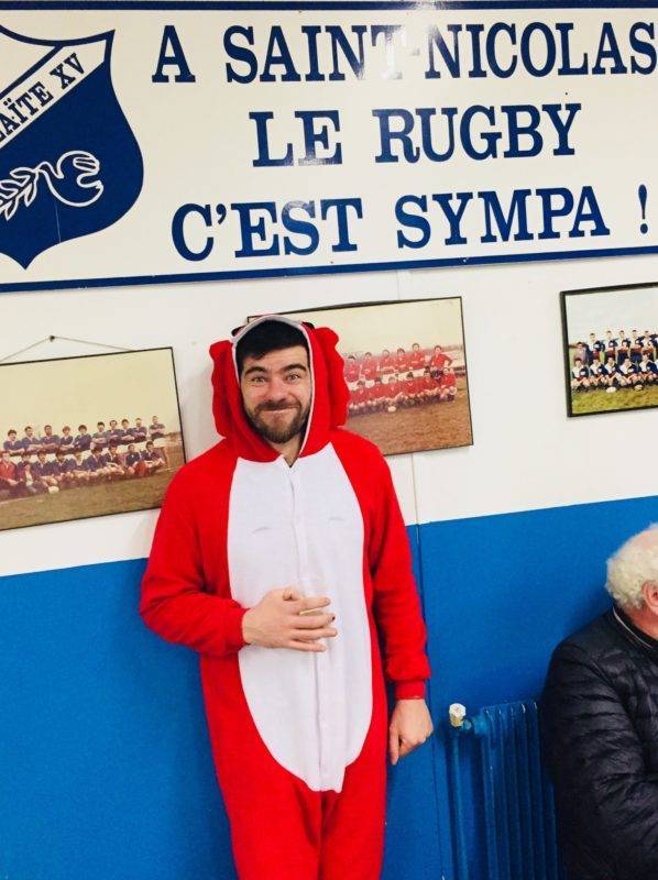 christophe marchand pour ses passes à ricocher à la mêlée la nicolaïte