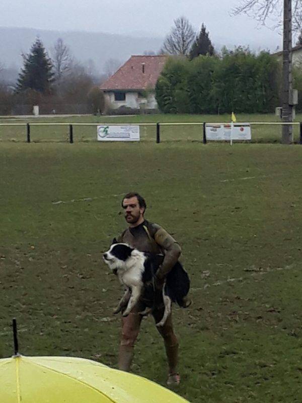 Le capitaine de Prat Nicolas Galy et son compagnon