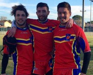 Maxime Palot, Florian Cacho et Thomas Scicluna.