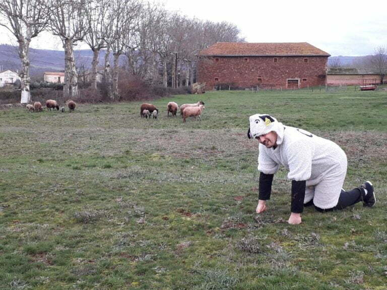 rugby club du rougier Yoann Arvieu entraîneur joueur pour avoir fait un méchant en avant sur un renvoi