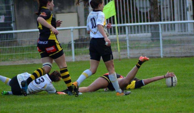 malgré l essai refusé de Julie B les filles du Grenade sport ont remporté leur match 51 0 face à Albi et reste invaincu sur leur terrain de Fage