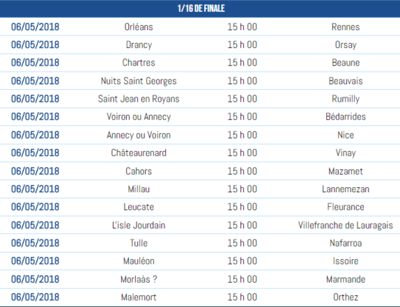 16ème féd 2