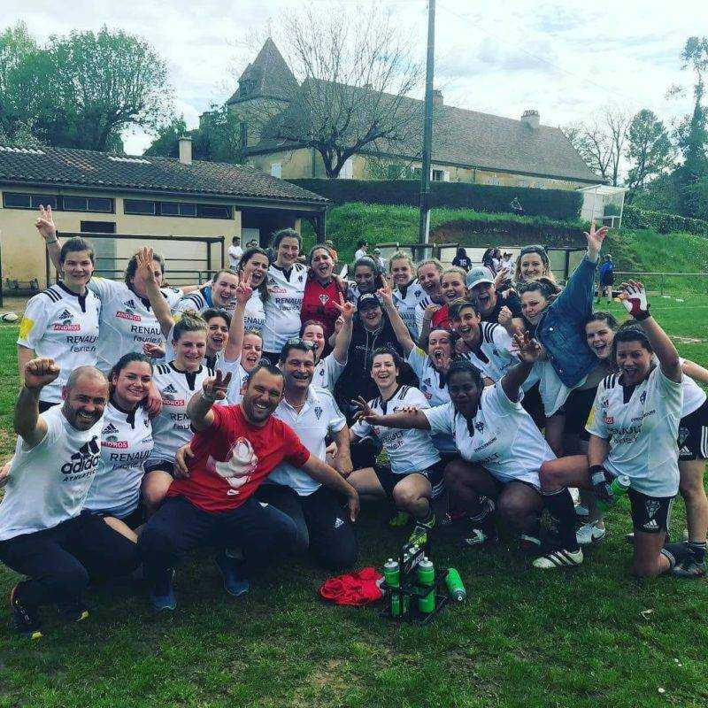 victoire en barrage de fédérale 2 féminines de Brive contre Tournefeuille 18 à 8. En route pour les huitièmes