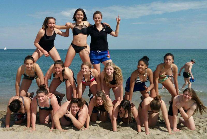 minimes cadettes de Réalmont XIII invaincues s'imposent à Barcarès