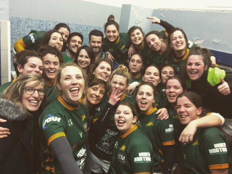 les Gafettes de Clermont l’Hérault contre les picholines st gely pic saint loup rugby club victoire 6 essais à 2