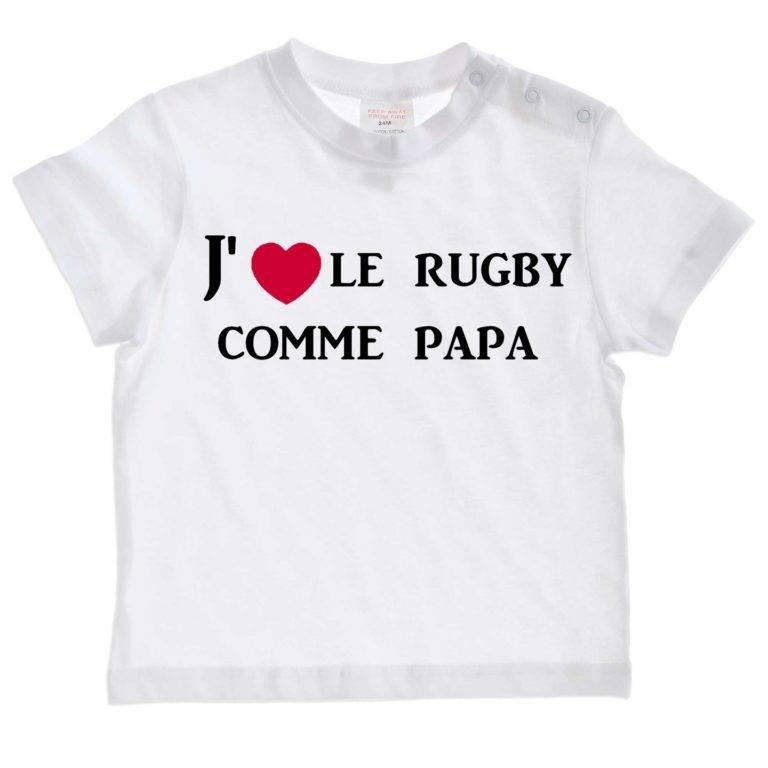 mode bebe tee shirt bebe j aime le rugby co 10253597 loloij 7616f c9621_big