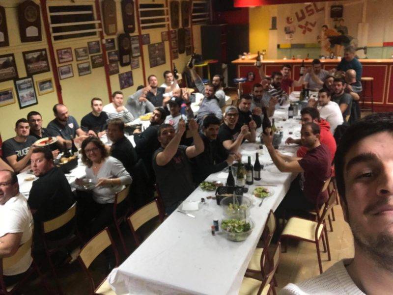 pas de match à lézat mais cote de boeur party