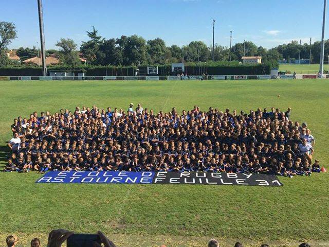 La photo officielle de l’AS Tournefeuille. Pratiquement 800 licenciés merci à Alexis resp de l'edr