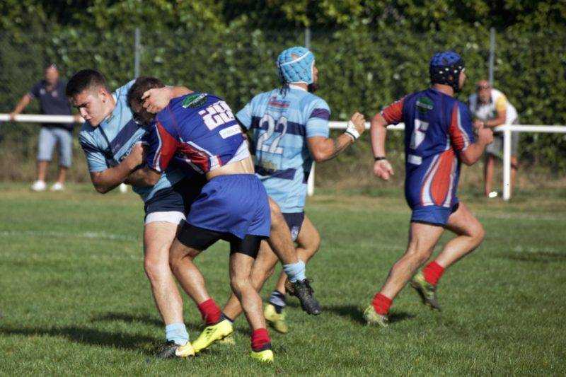 Maillot Rugby Club Labarthais porté #12 Labarthe sur Lèze RCL Vintage