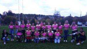 Les pink laydies de la Douve rentrent d’un derby lotois (5 5) pour Octobre rose.