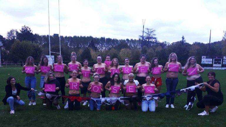 Les pink laydies de la Douve rentrent d’un derby lotois (5 5) pour Octobre rose.