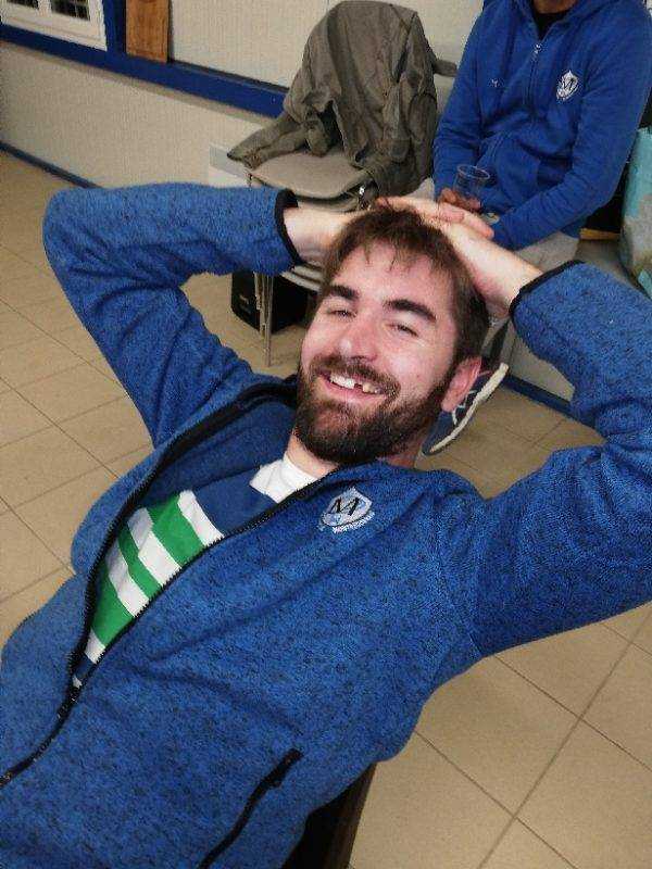 kevin olivier montredon après l'entraînement de vendredi