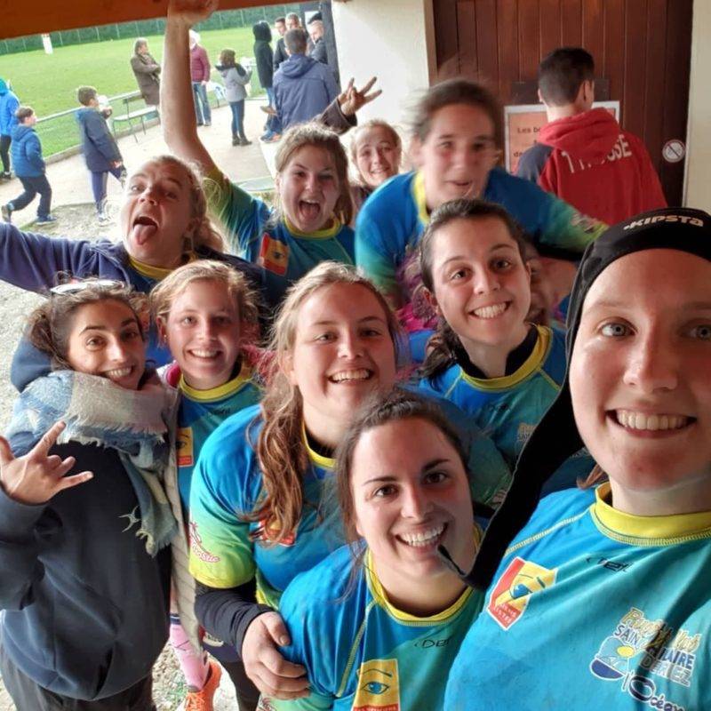 Le Vendée Rugby Féminin est allé renforcer les effectifs des Moostics de Saint Hilaire de Riez à leur tournoi à X à domicile solidaire