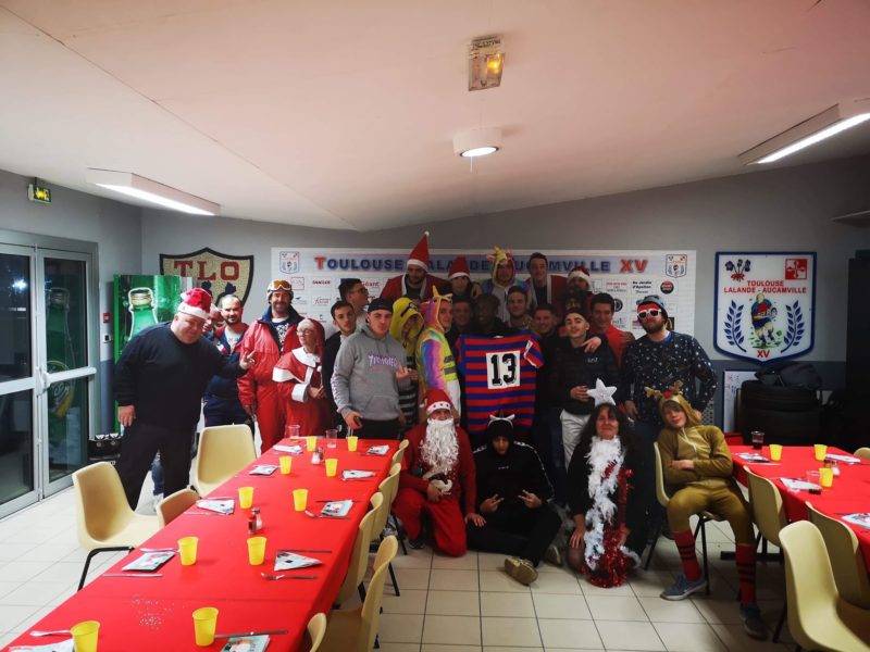 Selfie du repas de Noël des juniors du TLAXV