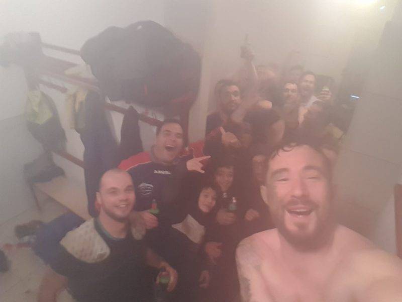 Victoire de la B de lauzerte 31 5 sur saint céré, et promotion du vin des joueurs avec un petit gueuleton en suivant