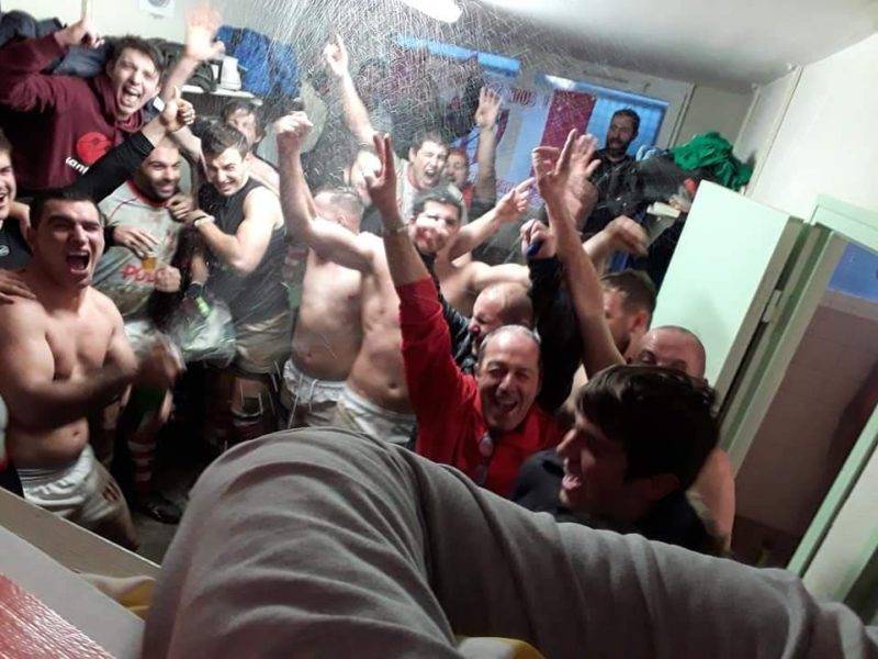 labruguière un derby gagné se fête au champagne