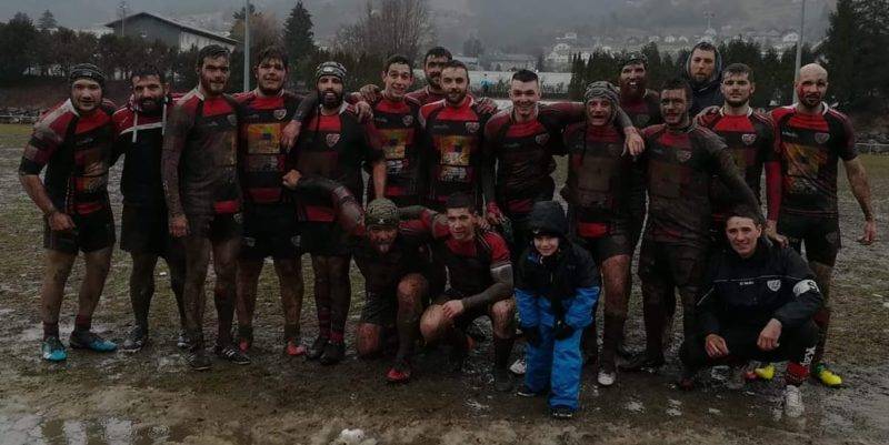 Ugine albertville vs Vaulnavey en prefederale (honneur ) Rhones Alpes dans la boue et le froid.