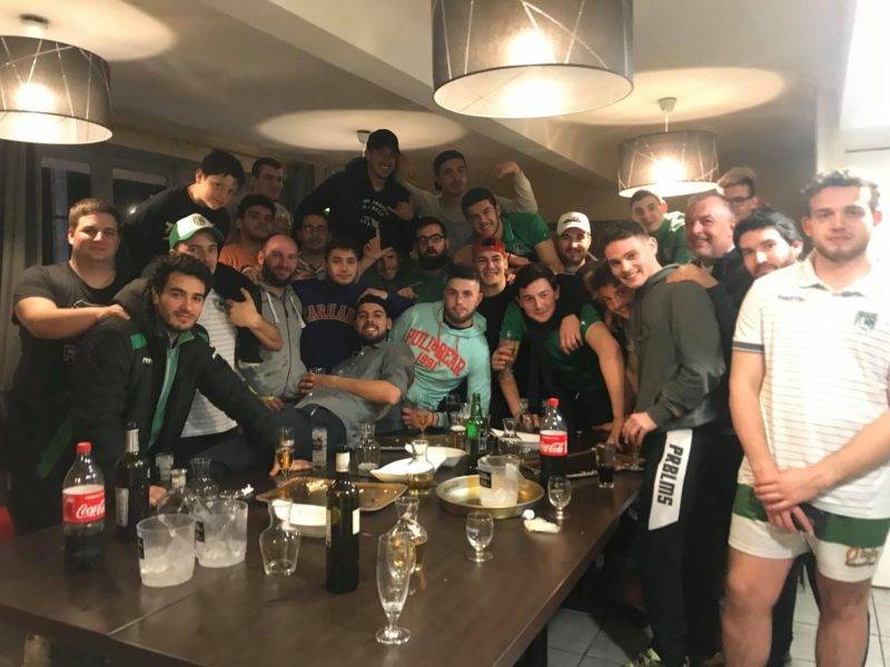 Pour finir L'ACLB s'arrête au bar pour fêter sa qualif