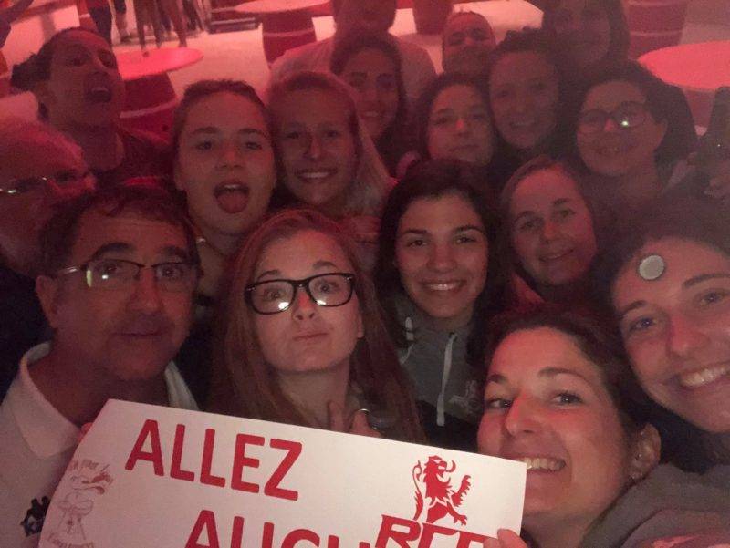 Défait pour les féminines d'auch contre Castelnau magnoac 3ème mi temps partagée avec les garçons