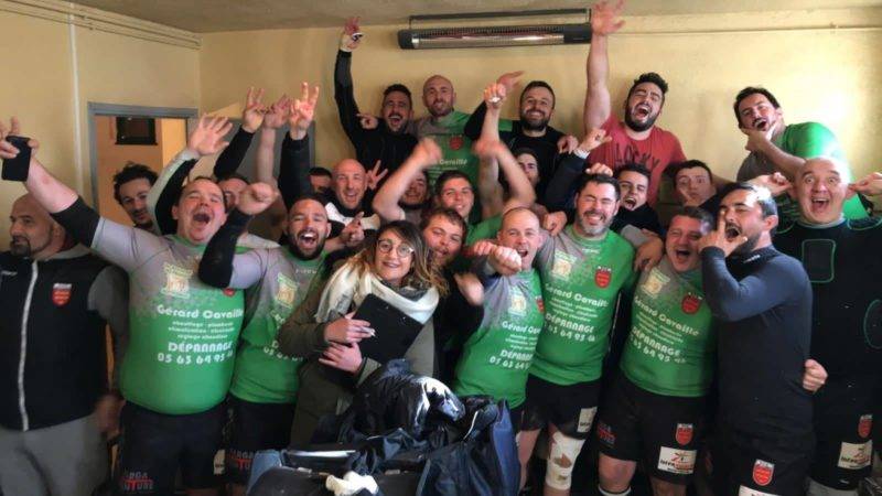 Victoire de septfonds 18 à 17