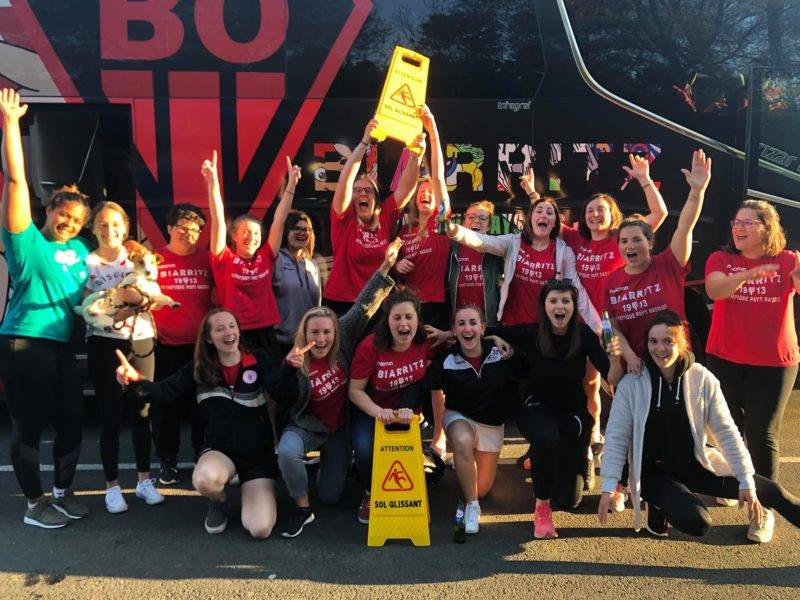 A default de ramener un bouclier Les filles du Biarritz Olympique féminin à X