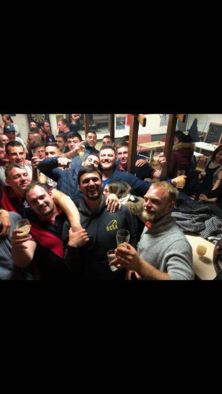 Exceptionnel Saint Affrique et le RCR camares Les sud aveyronais fêtent leur victoire ensemble à camares. Énorme 3ème mi temps