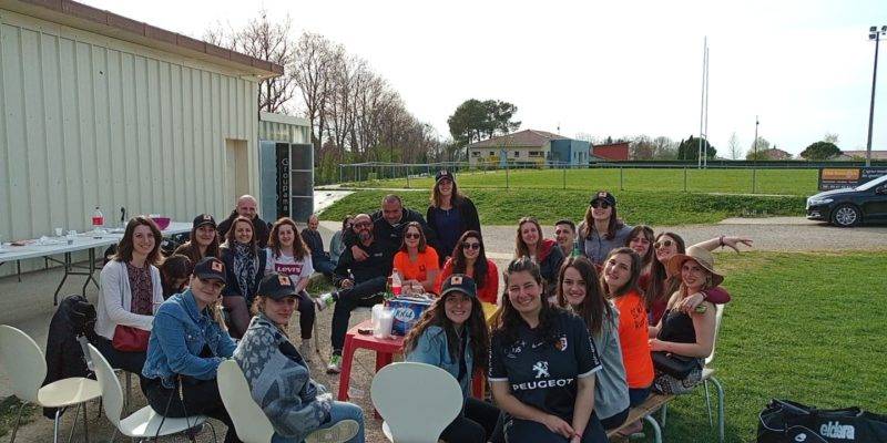 Les filles de Montastruc terminent le championnat sur une bonne note. merci bobo d'être sur la photo