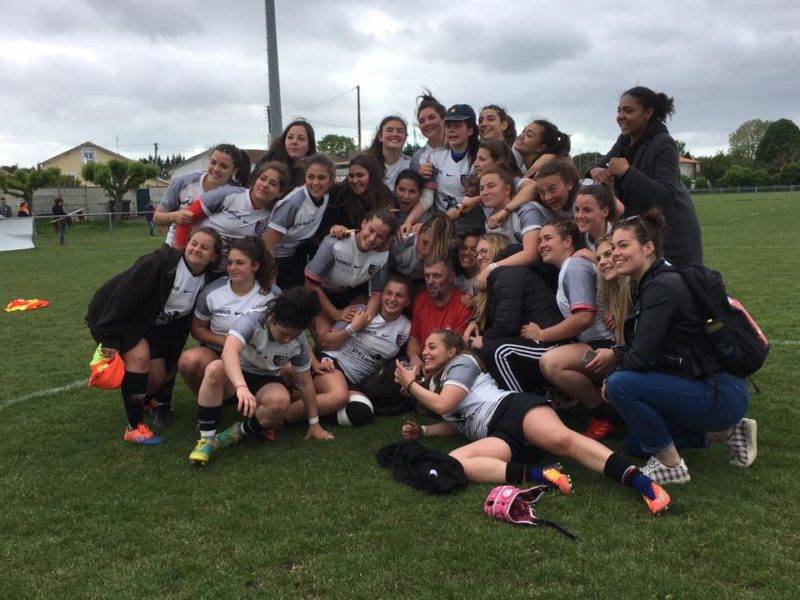 cadettes du stade toulousain ont battu rennes 13 à 7, go to the demies