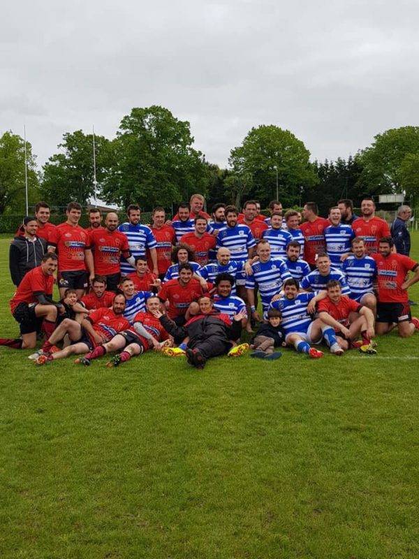 joueurs du RC queyrannais et vendôme