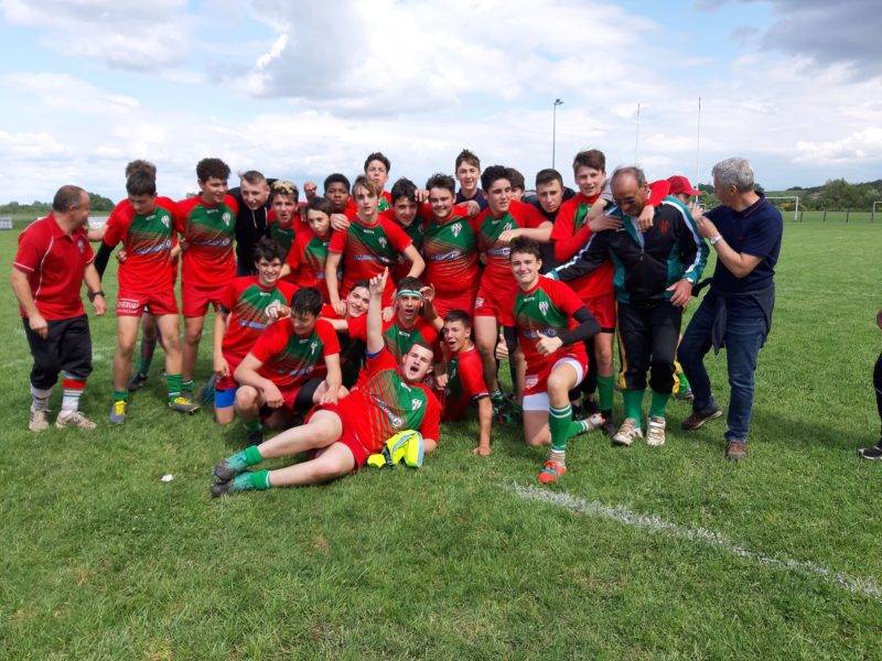 Les cadets du SJAO XV sont en demi finale du championnat d'Occitanie ligue 2