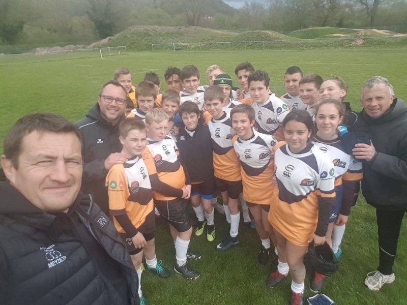M14 de l'ORC'S, qui finissent 3eme au tournoi super challenge espoir d'Issoire.