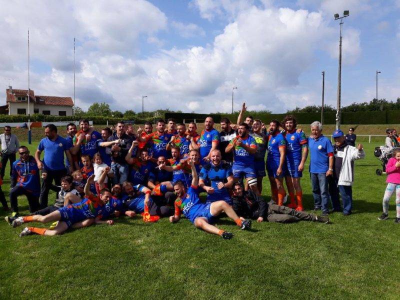 Ouveillan Cuxac contre Emak Hor.Arcangue.Bassussary fin de match 28 à 28 34 à 34 après prolongations victoire aux tirs au but 4 à 3