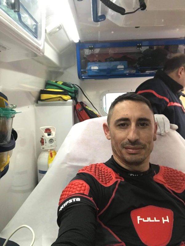 Le Manu tuliagi de la réserve de Carbonne à trouvé son maître épaule hs pour le polyvalent Samuel Francois joueur éducateur trésorier
