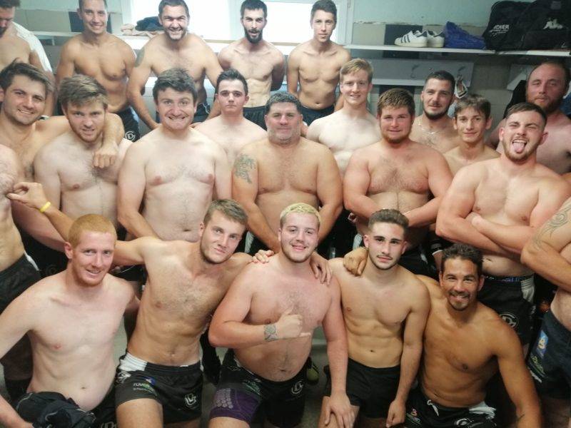 Le rugby club d'Eymeux en honneur en réponse aux Sprinkboks